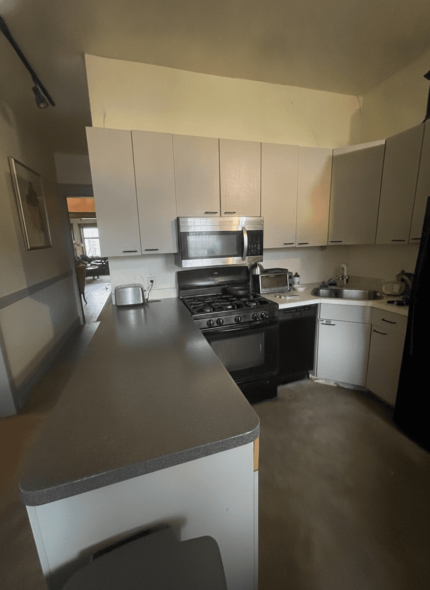Kitchen Cabinets, Countertop, Sink, Faucet to fit 8' x 10' Space