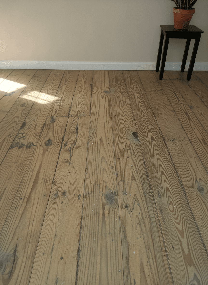 Reclaimed Old Growth Yellow Pine Attic Flooring, 7 inch planks, 1200+ sqft, Salvage