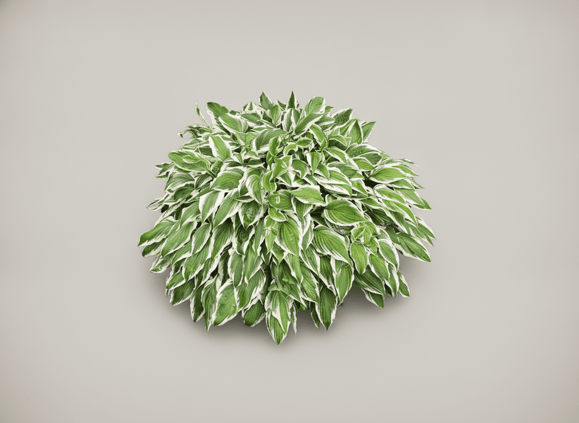 Large Variegated Hosta Plant